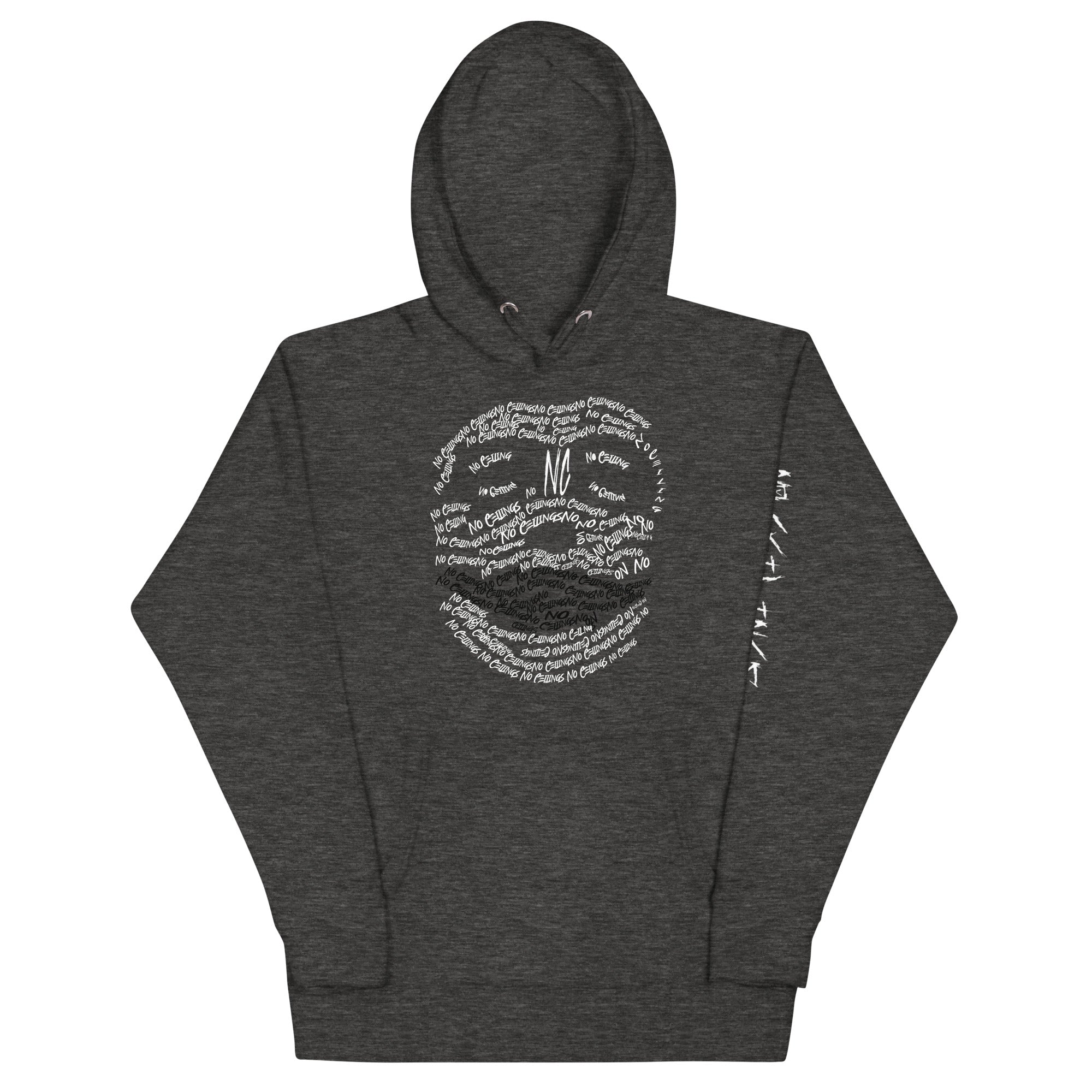 Grey Joker Face Unisex Hoodie