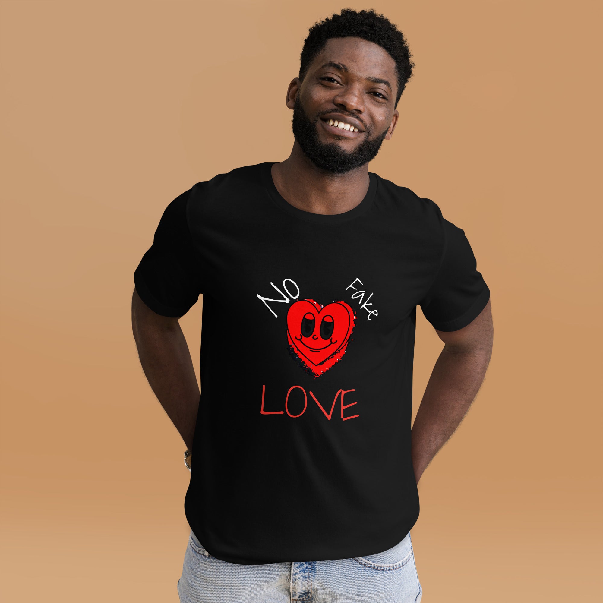 No Fake love Black tee