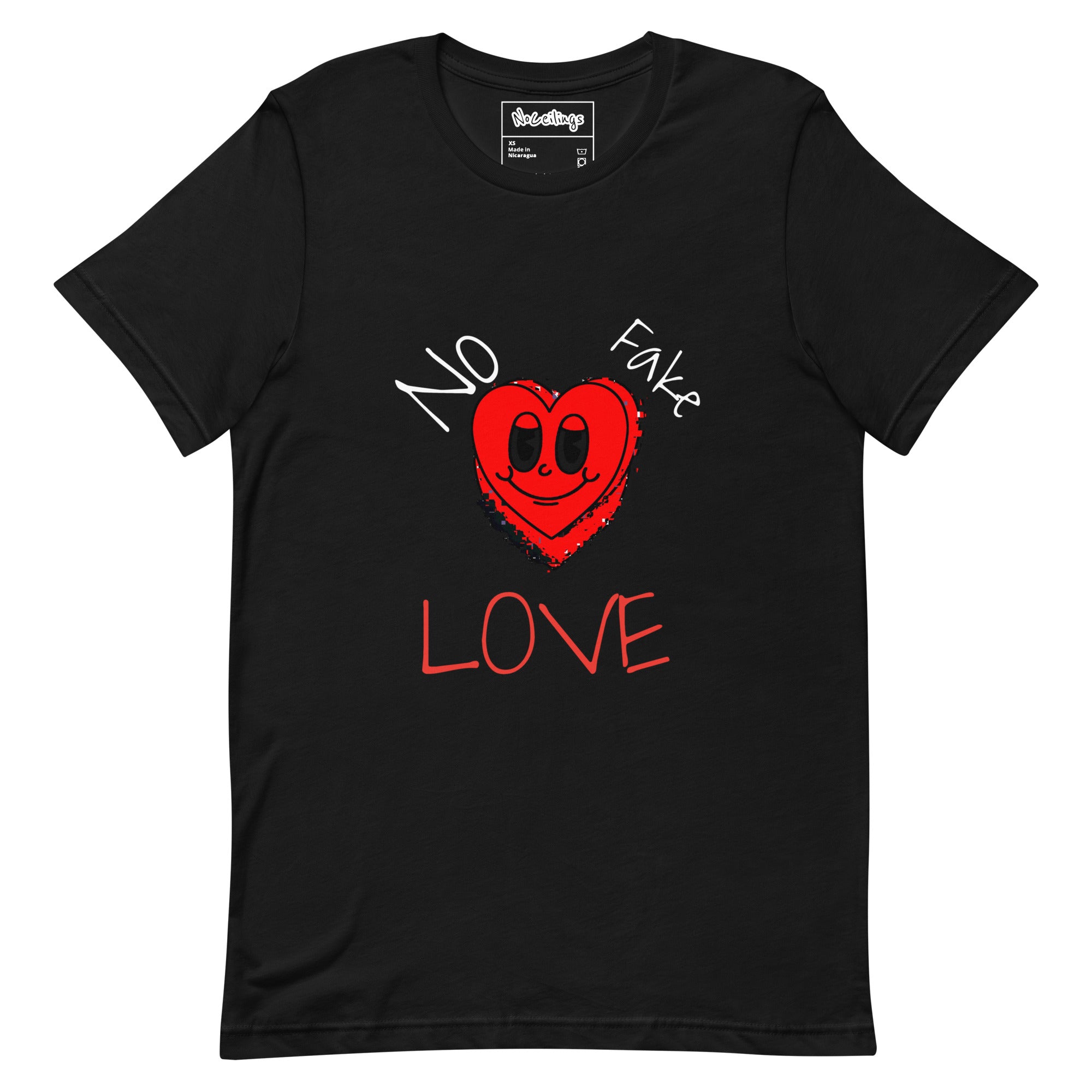 No Fake love Black tee