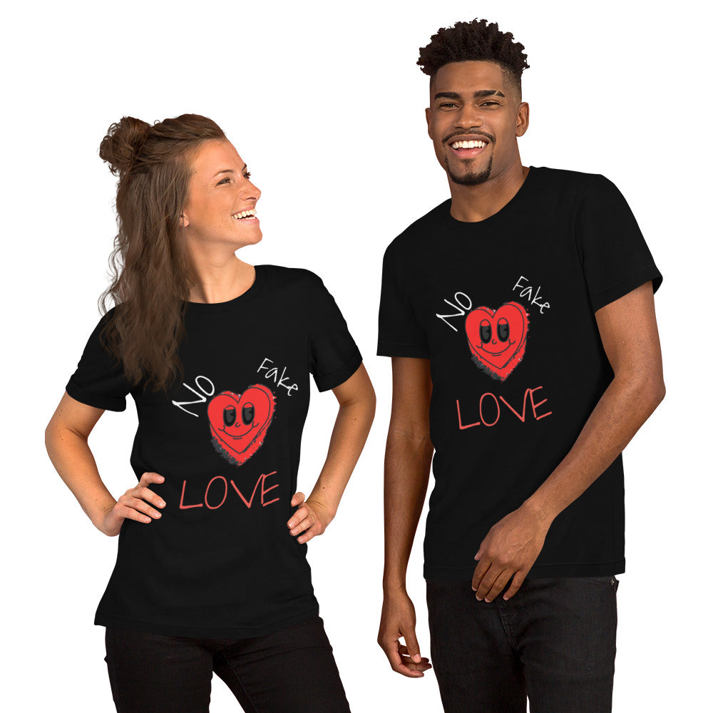 No Fake love Black tee