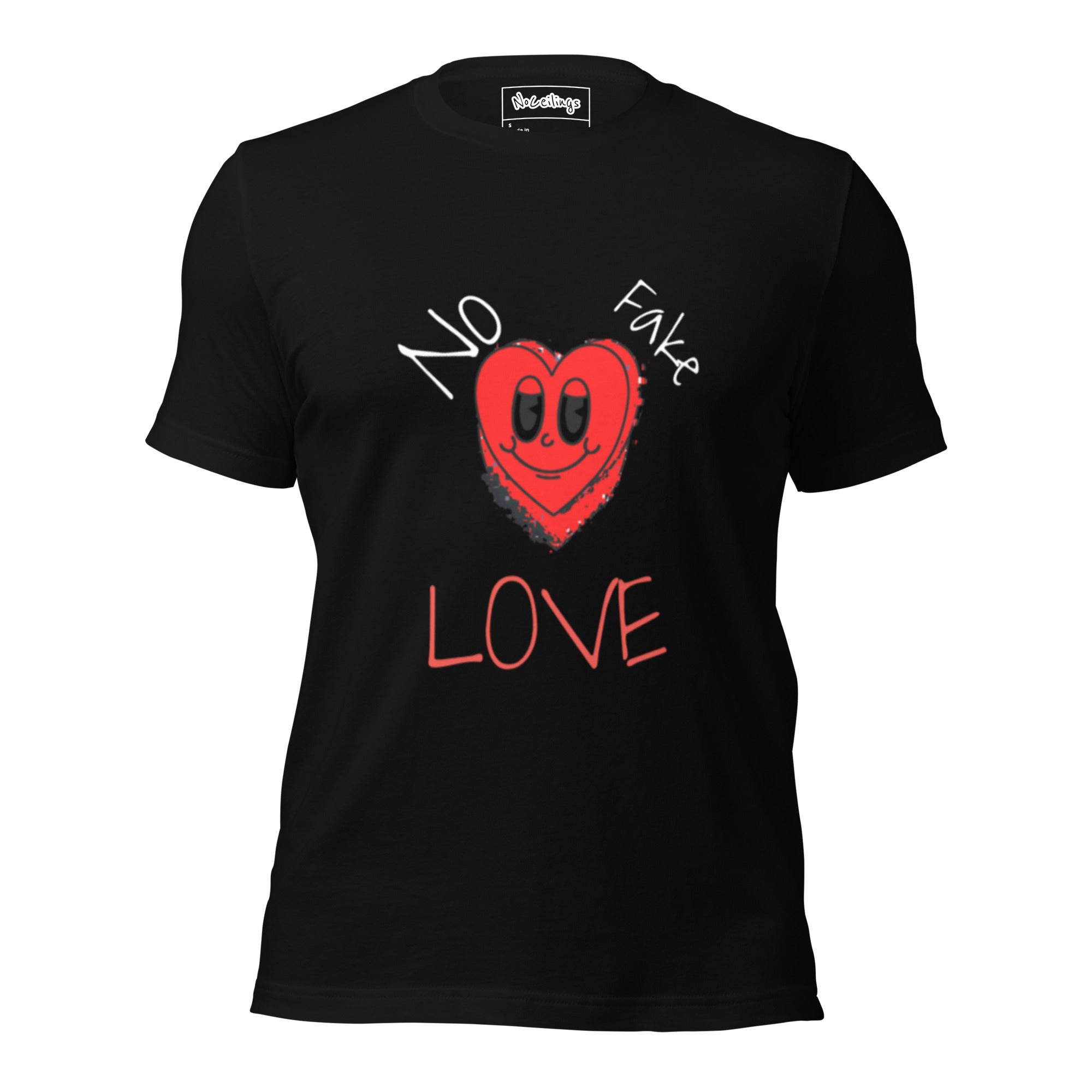 No Fake love Black tee