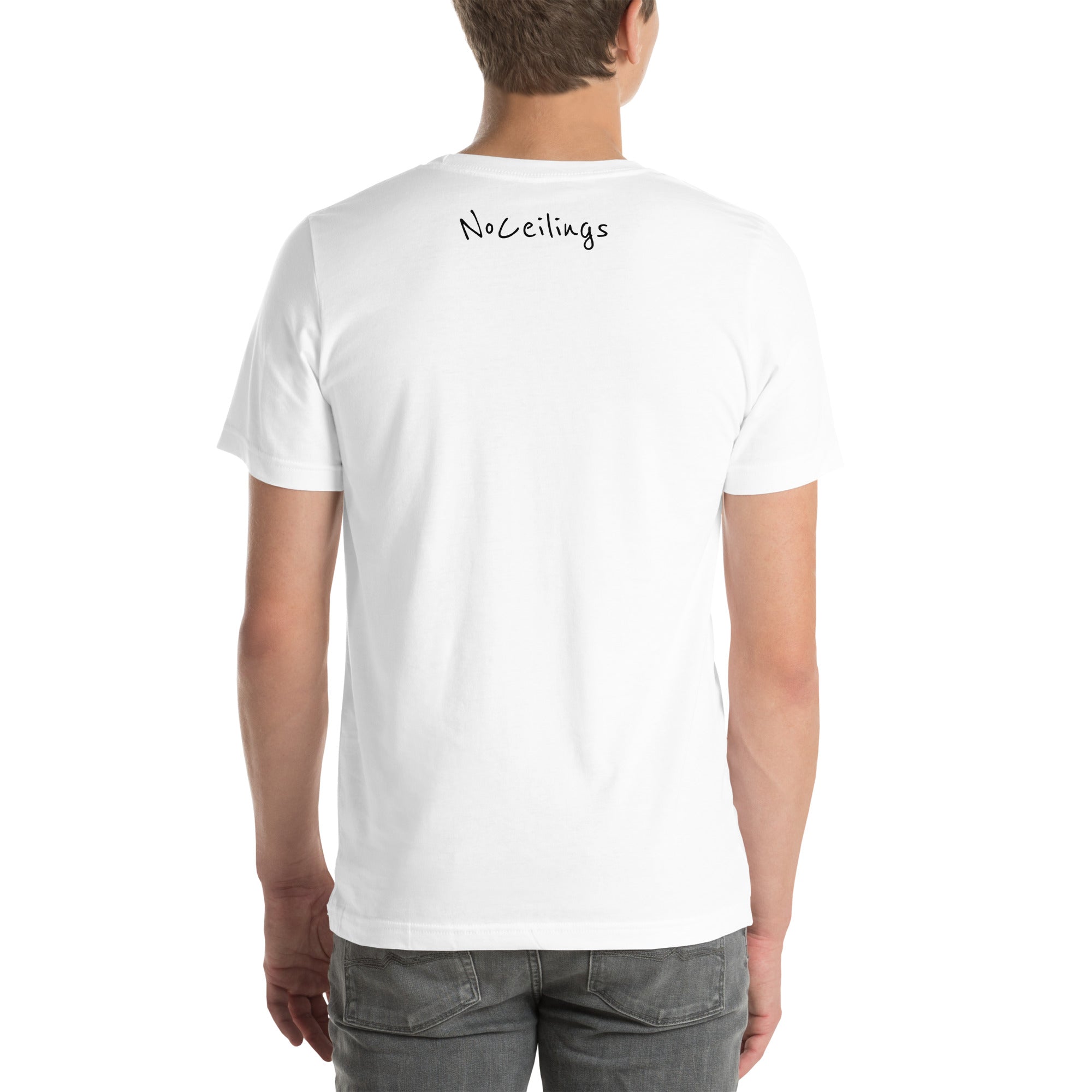 No Fake Love in white Unisex t-shirt