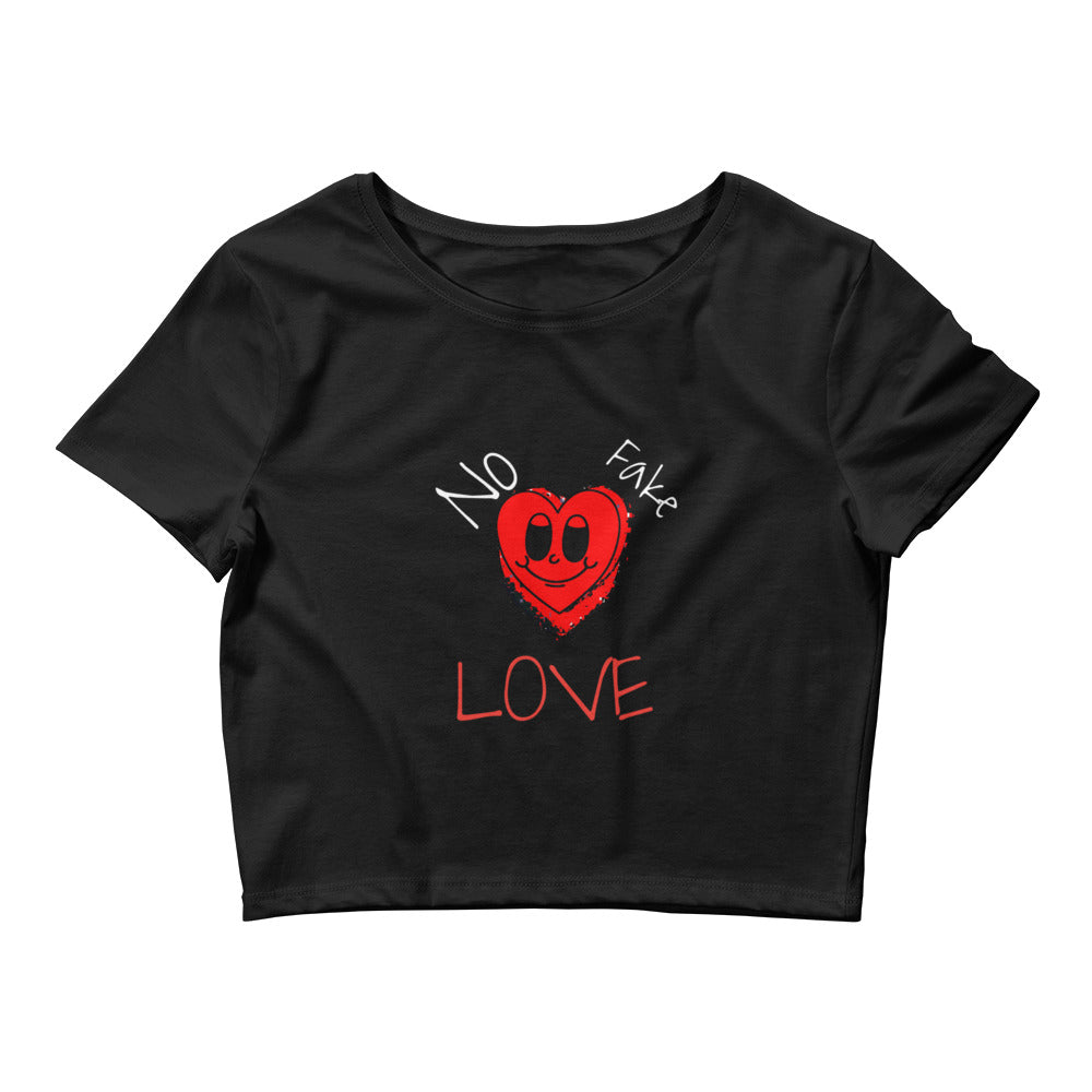 No Fake Love Women’s Crop Tee