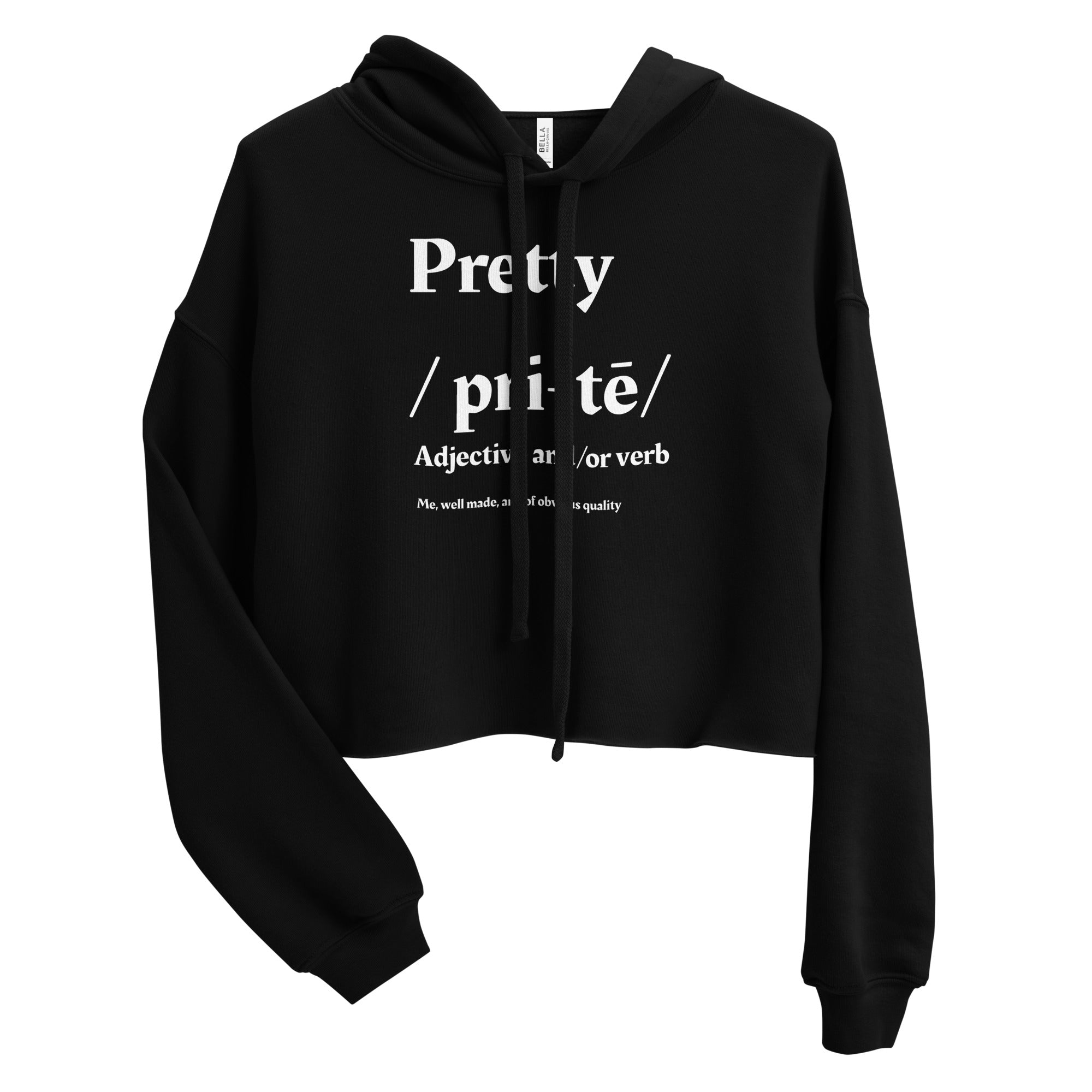 Pretty Crop Hoodie - NoCeilingsClothing