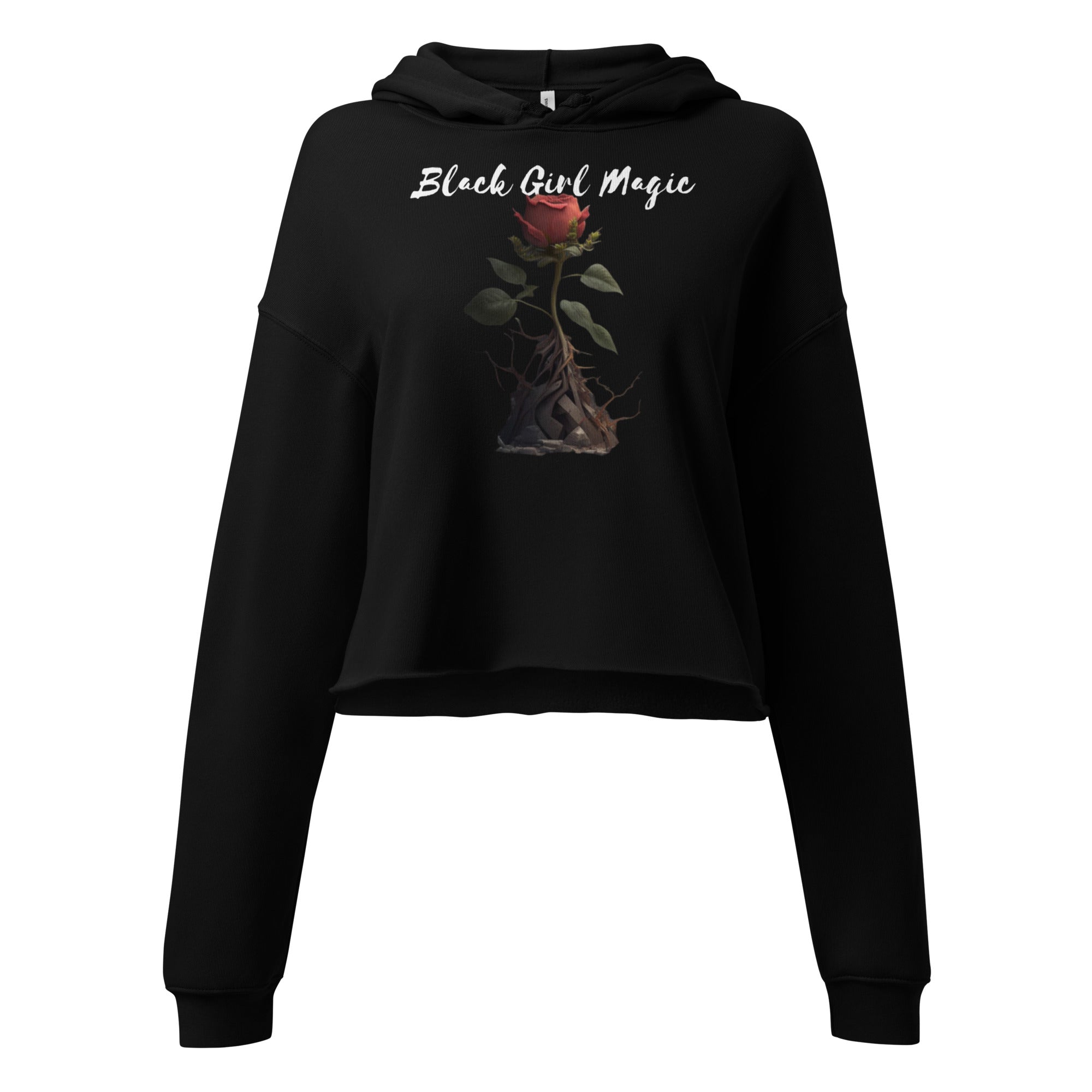 Black Girl Magic Crop Hoodie