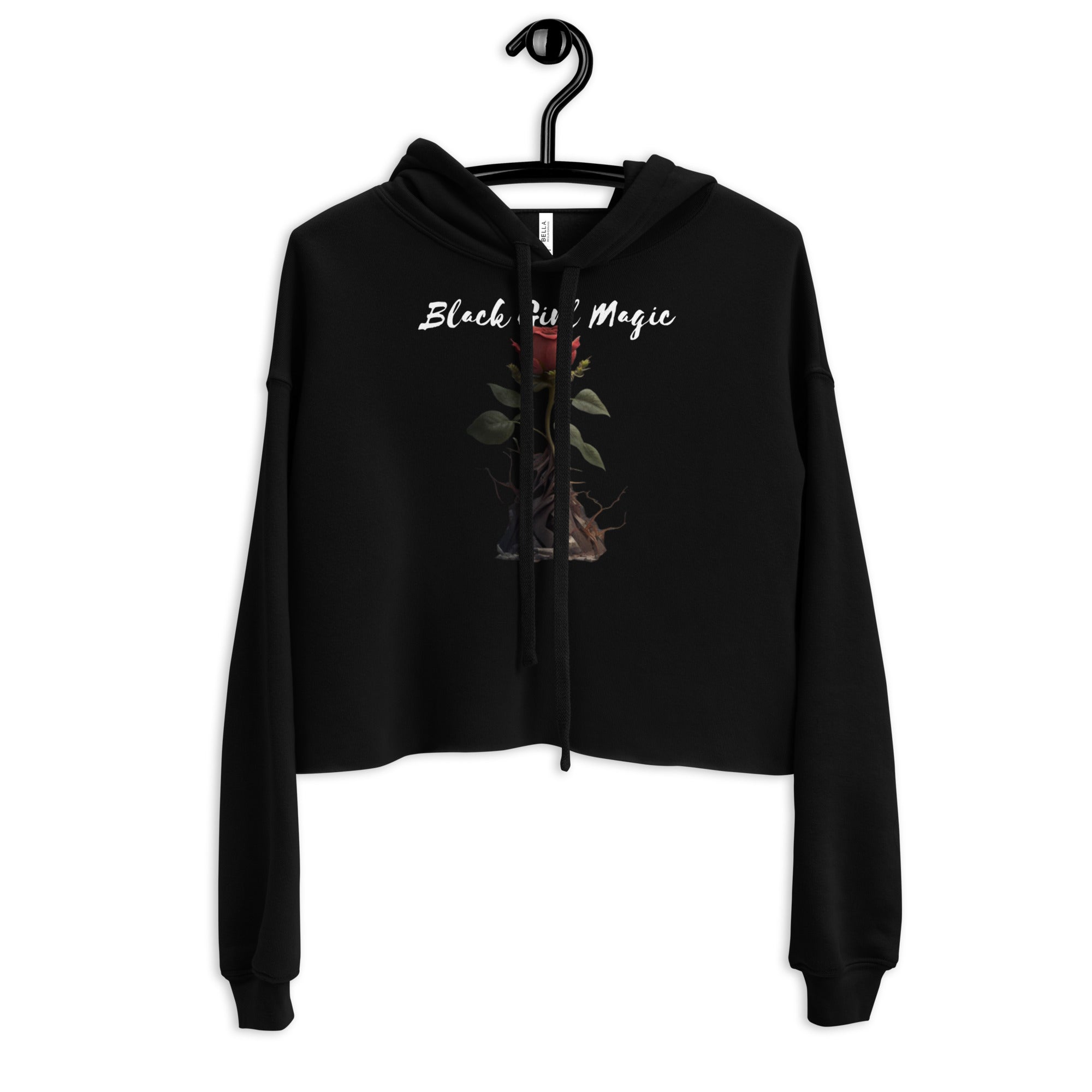 Black Girl Magic Crop Hoodie