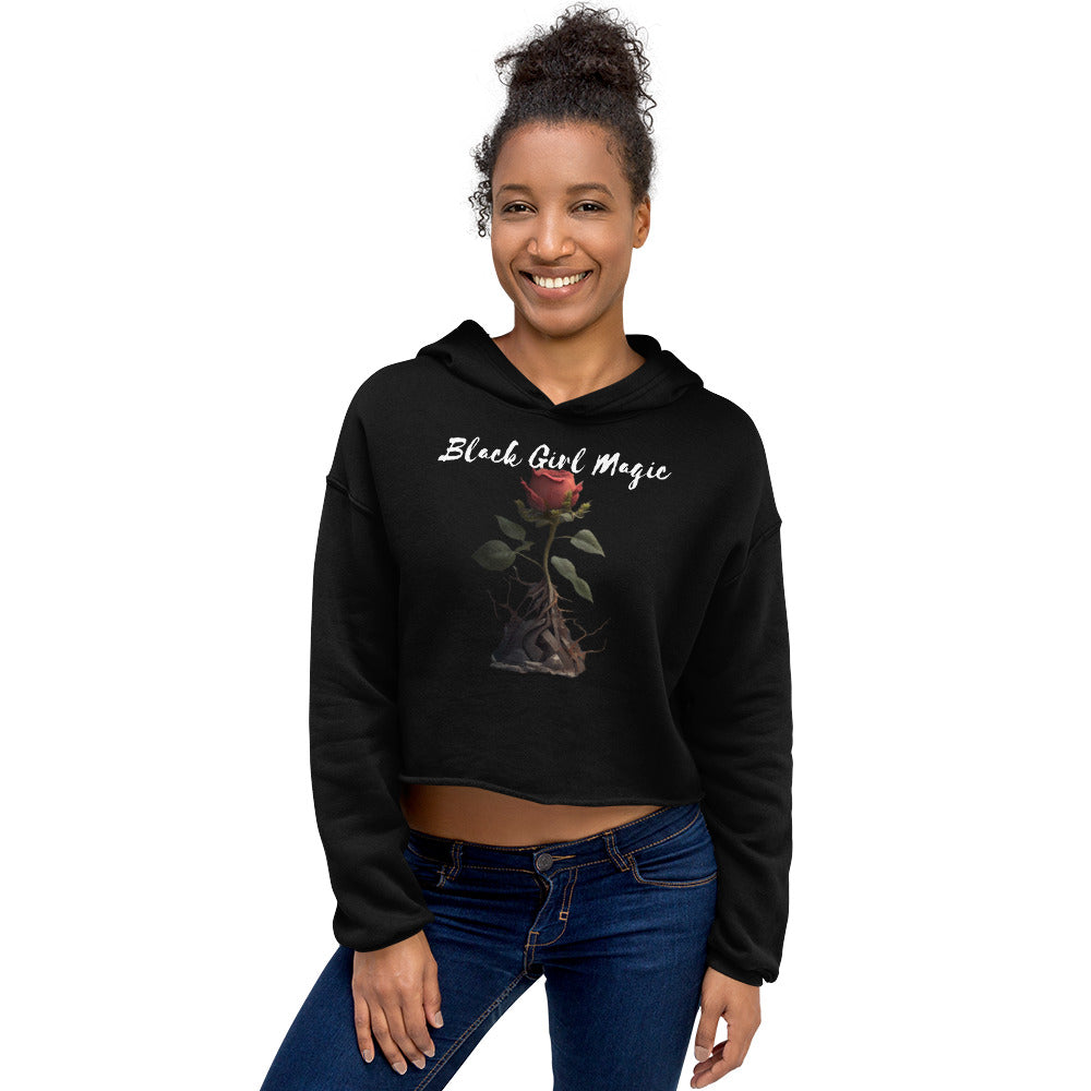 Black Girl Magic Crop Hoodie