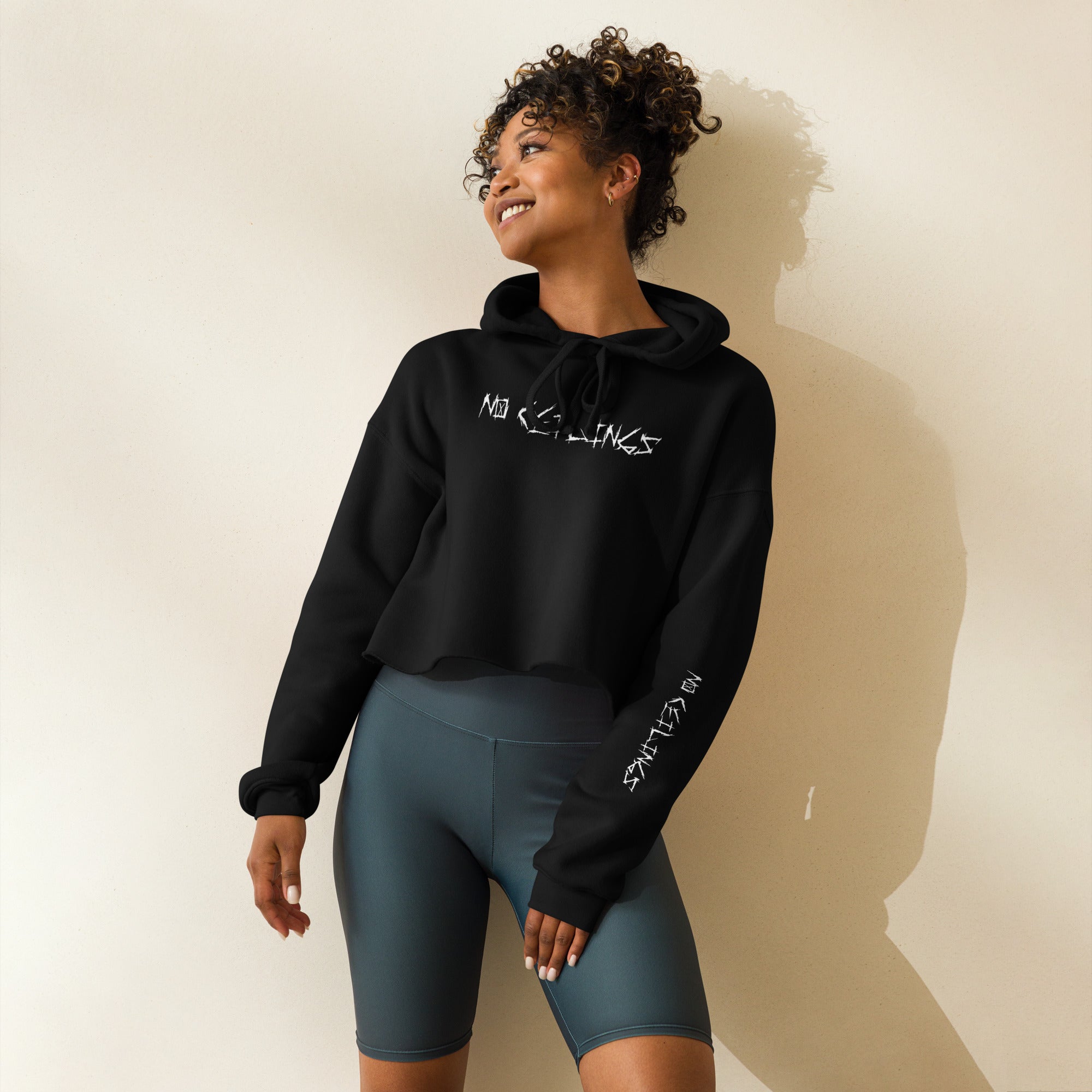 Noceilings Crop Hoodie