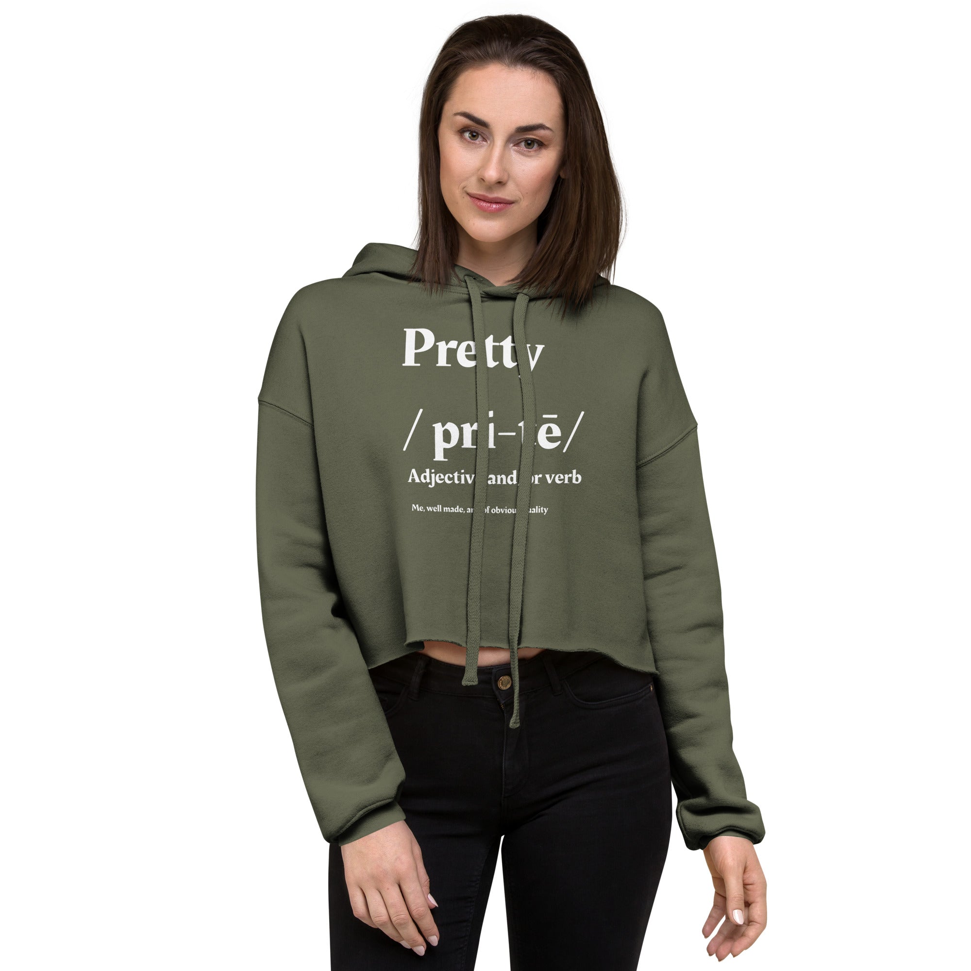 Pretty Crop Hoodie - NoCeilingsClothing