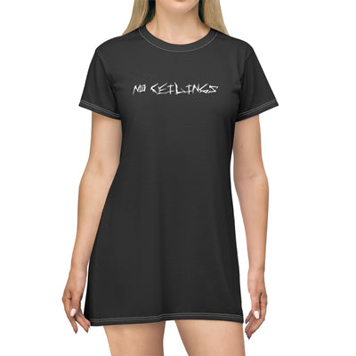 T-Shirt Dress (AOP) - NoCeilingsClothing