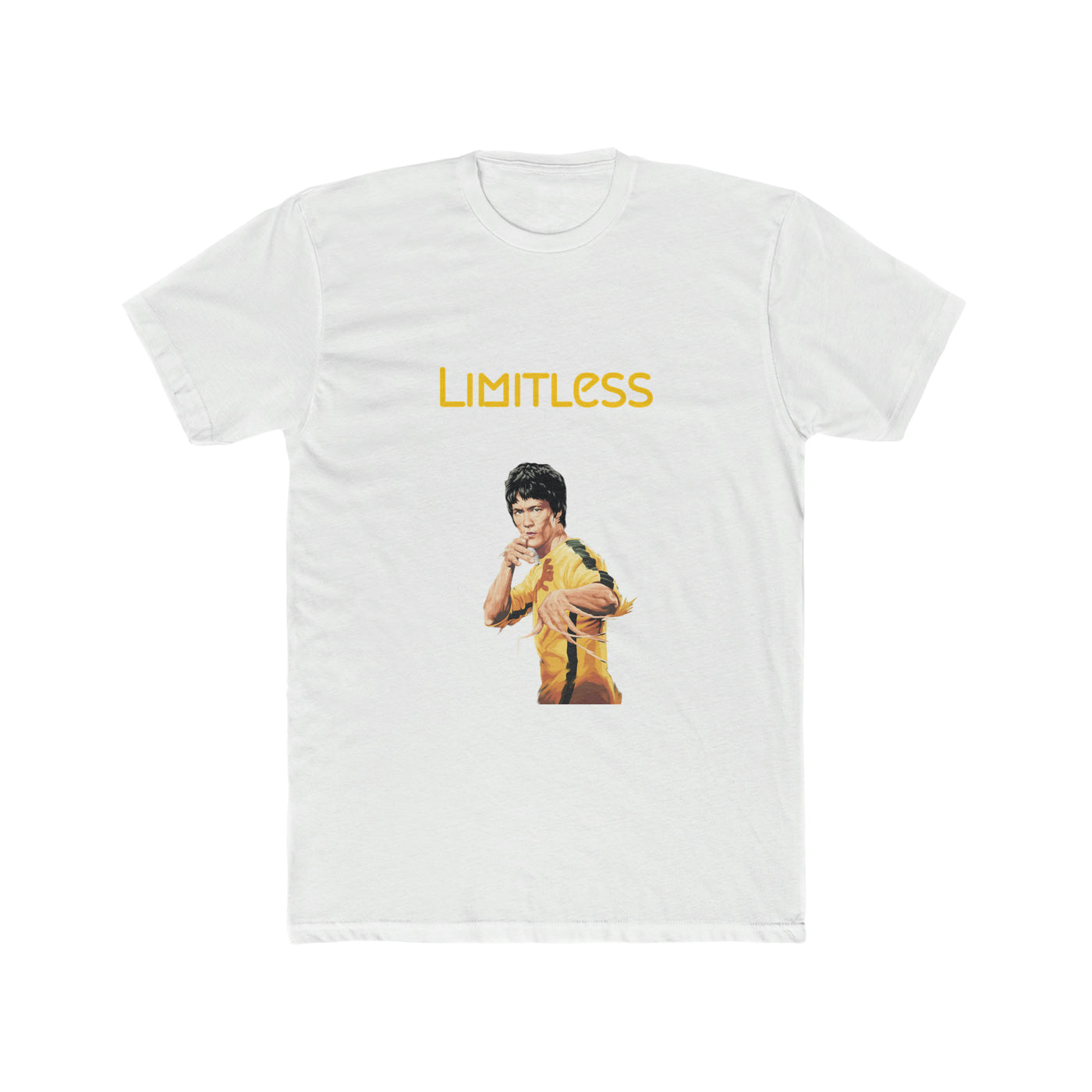 Limitless Bruce Lee Cotton Crew Tee - NoCeilingsClothing