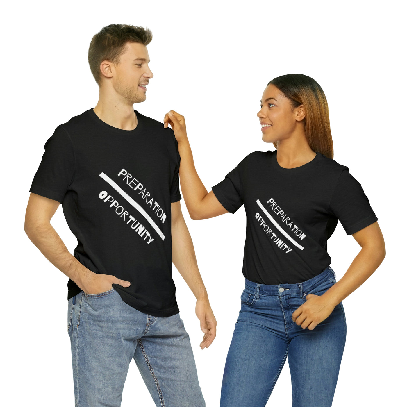 Preparation over opportunity Unisex Jersey Short Sleeve Tee - NoCeilingsClothing