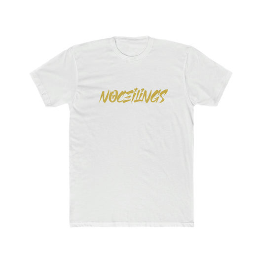 Metallic Gold noceilings Cotton Crew Tee - NoCeilingsClothing