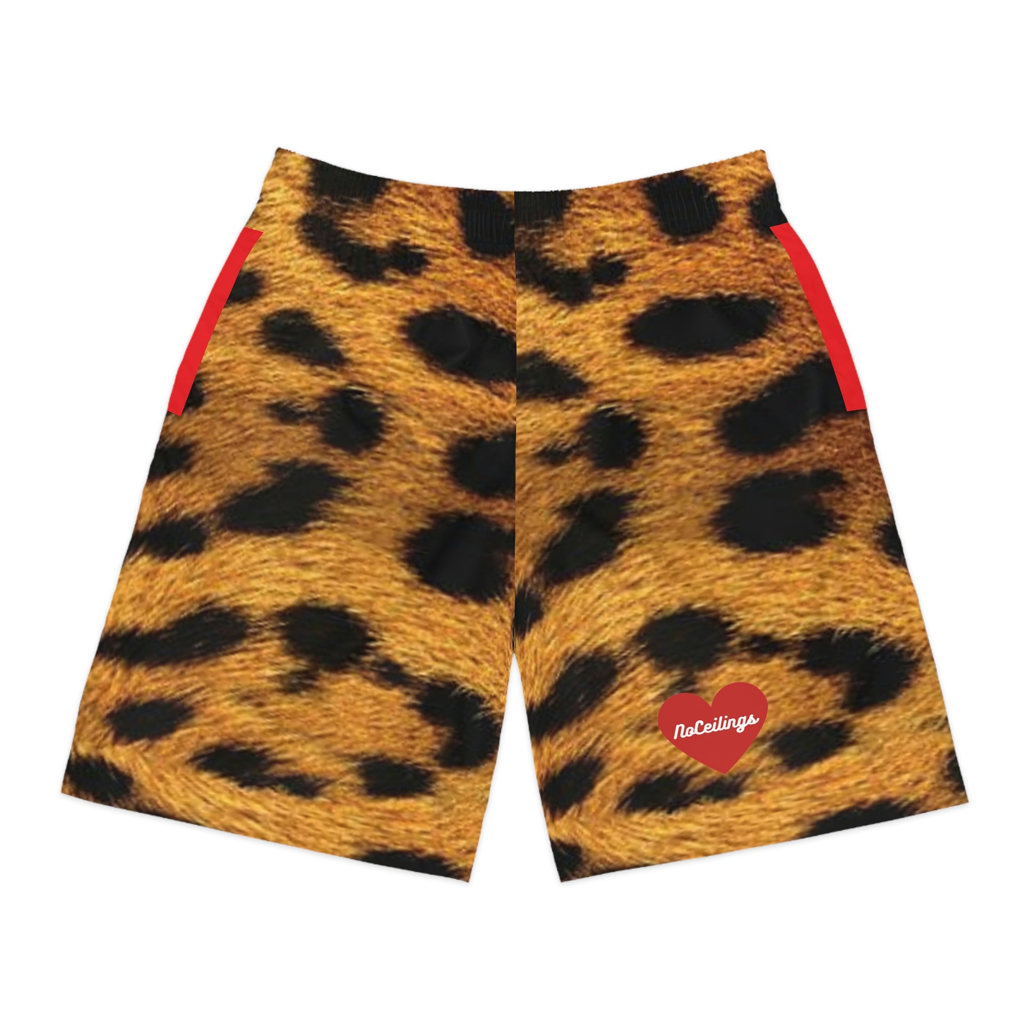 Leopard Men's Jogger Shorts (AOP) - NoCeilingsClothing