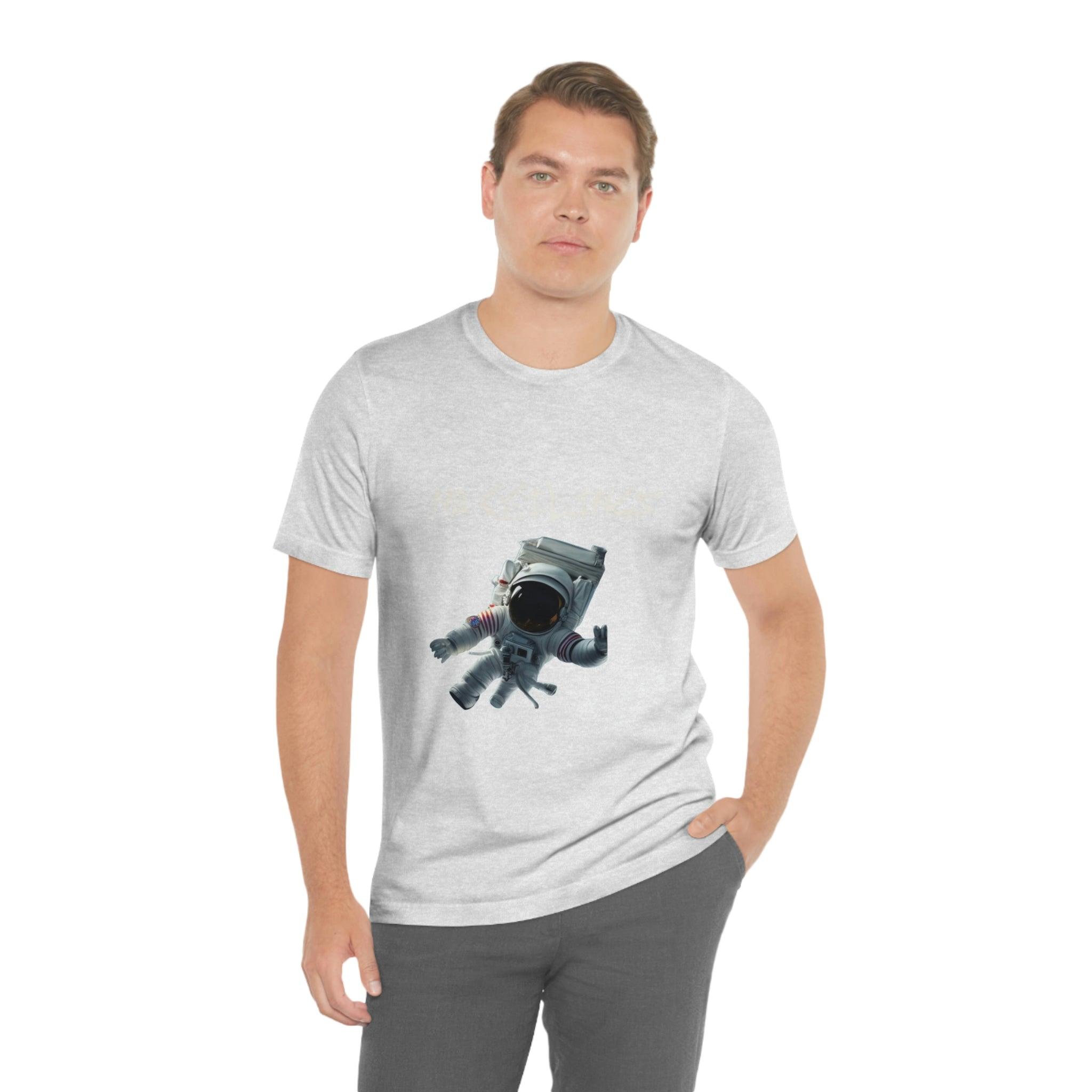 Astronaut Walk Unisex Jersey Short Sleeve Tee - NoCeilingsClothing