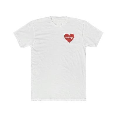 Heart Shaped Cotton Crew Tee - NoCeilingsClothing