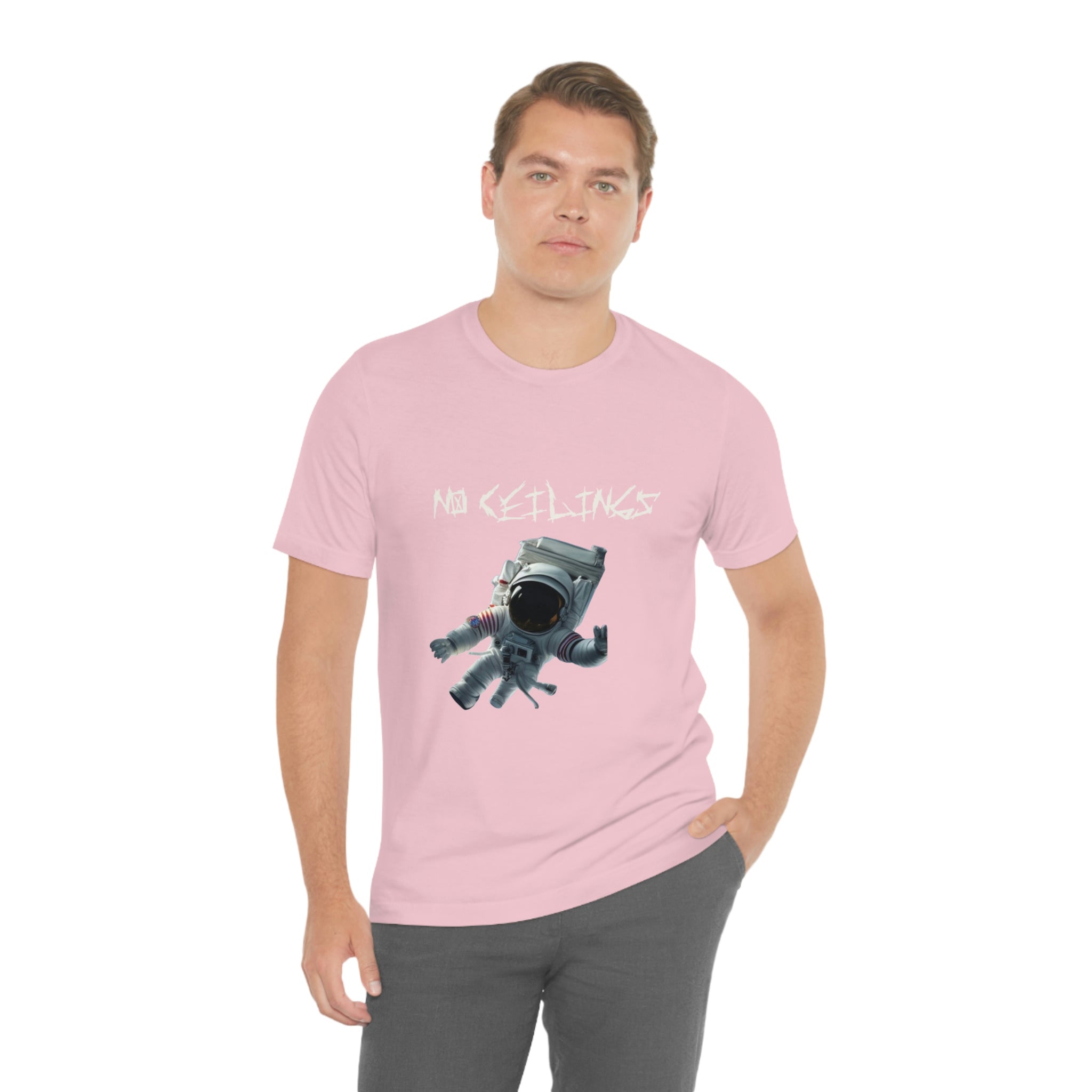 Astronaut Walk Unisex Jersey Short Sleeve Tee