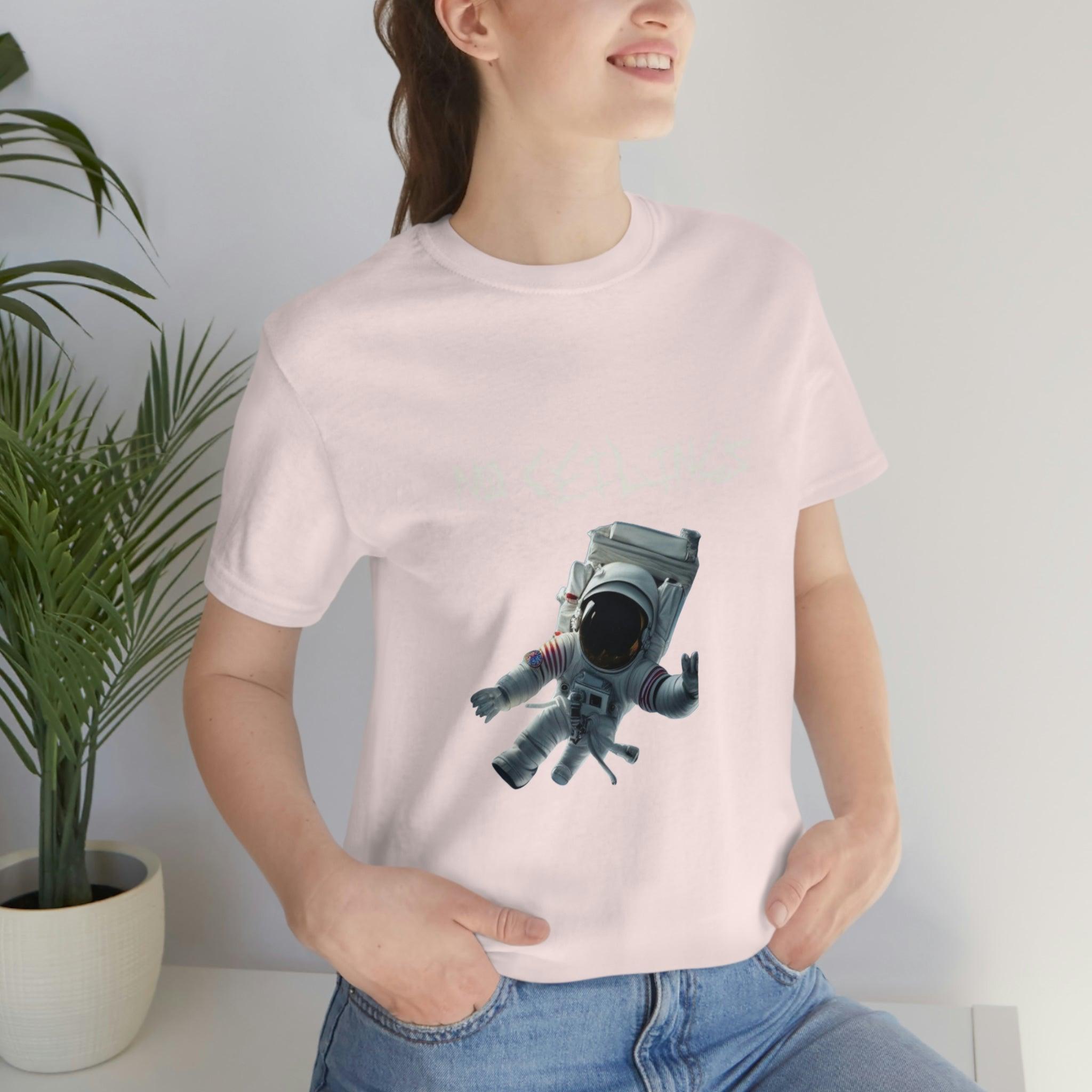 Astronaut Walk Unisex Jersey Short Sleeve Tee - NoCeilingsClothing