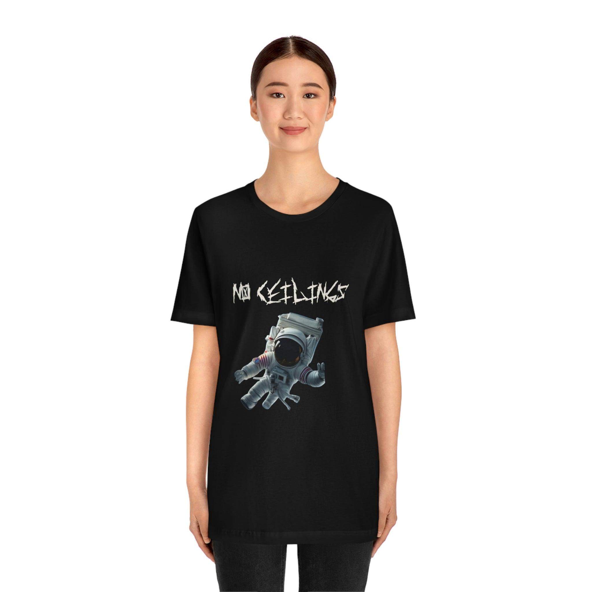 Astronaut Walk Unisex Jersey Short Sleeve Tee - NoCeilingsClothing