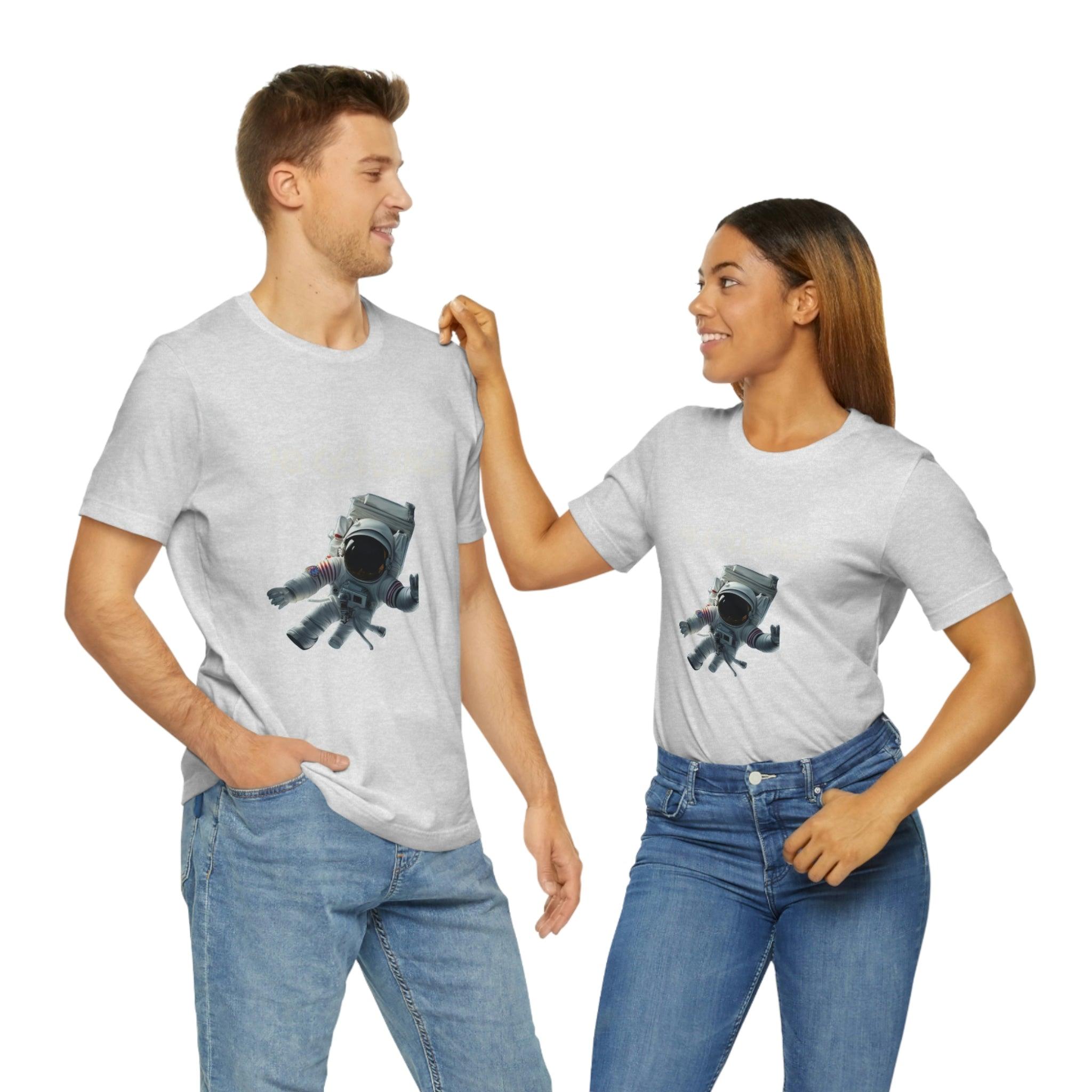 Astronaut Walk Unisex Jersey Short Sleeve Tee - NoCeilingsClothing