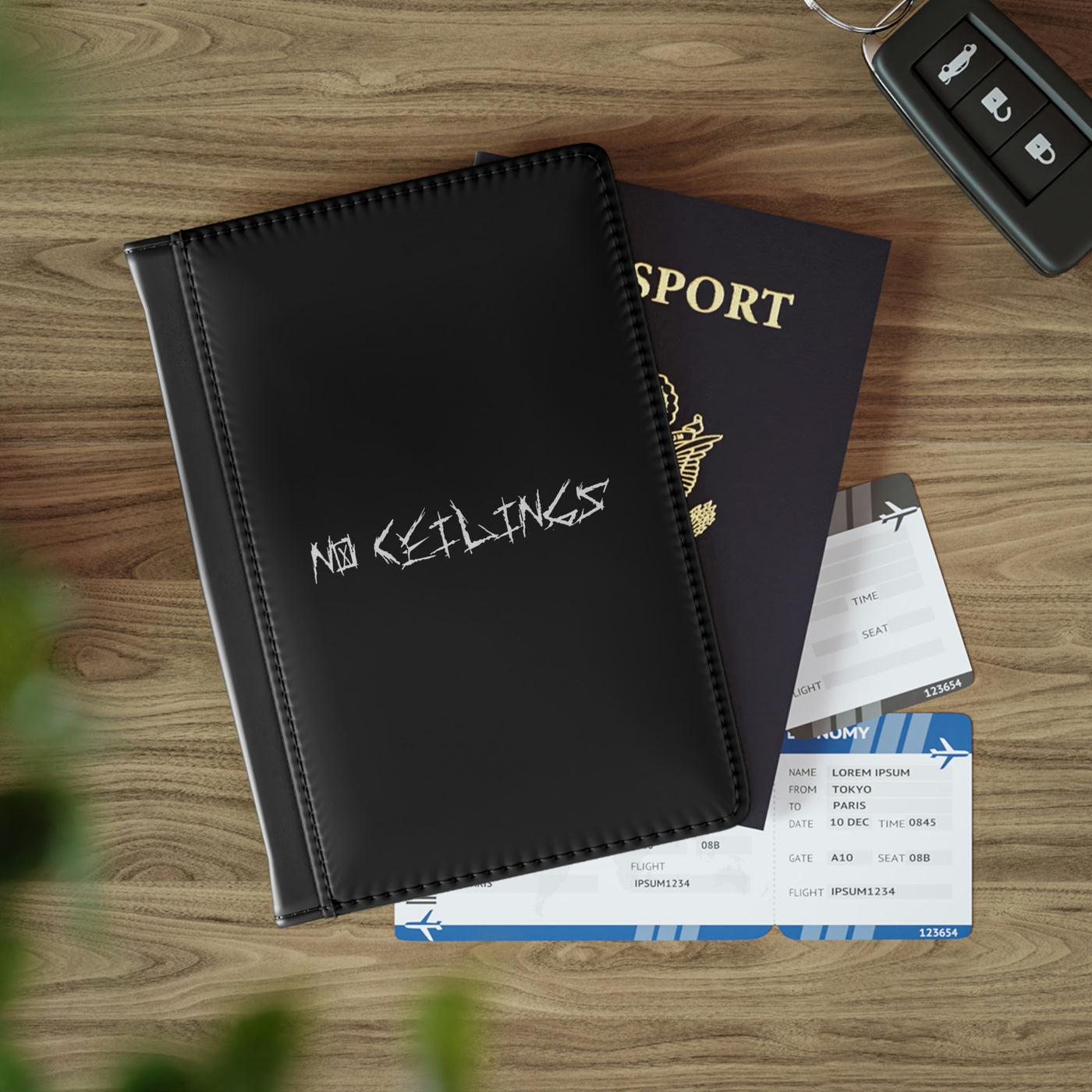 Noceilings Passport Cover - NoCeilingsClothing