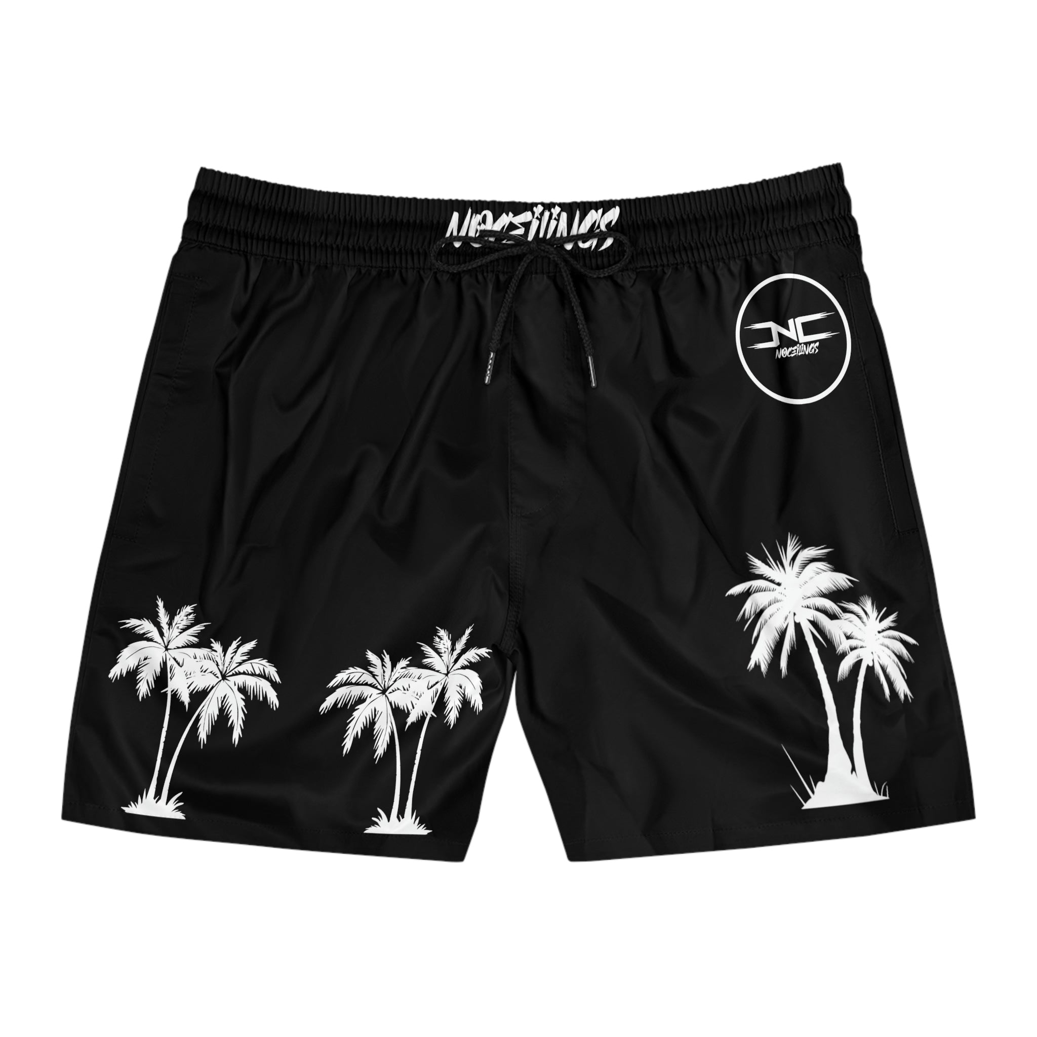 Tropical Noceilings Men's Mid-Length Swim Shorts (AOP) - NoCeilingsClothing