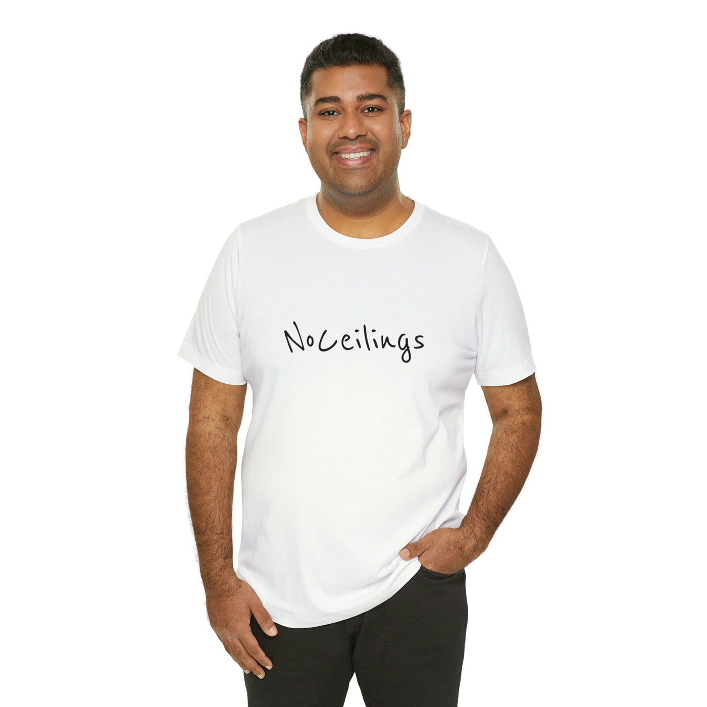 Noceilings Simple Unisex Jersey Short Sleeve Tee - NoCeilingsClothing