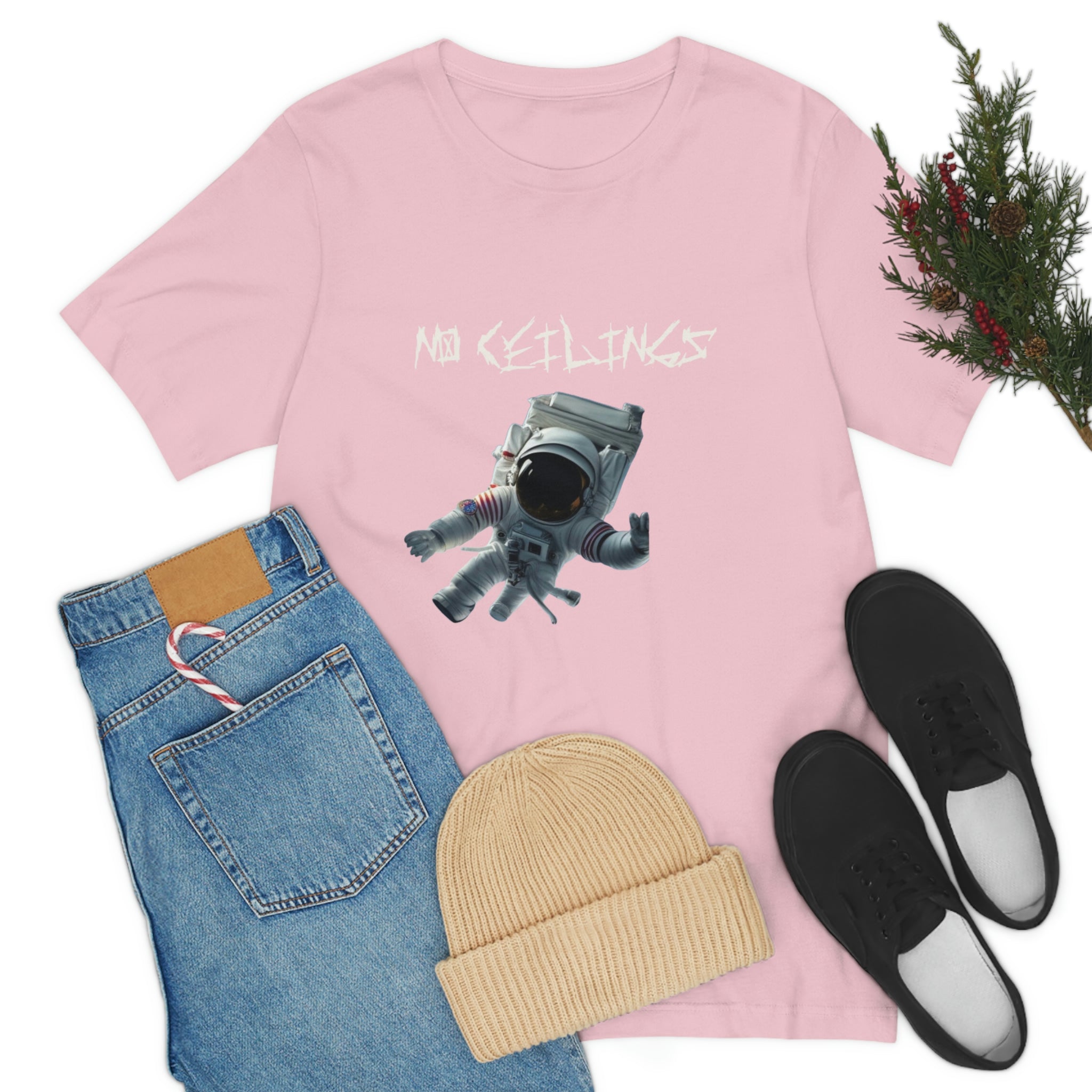 Astronaut Walk Unisex Jersey Short Sleeve Tee