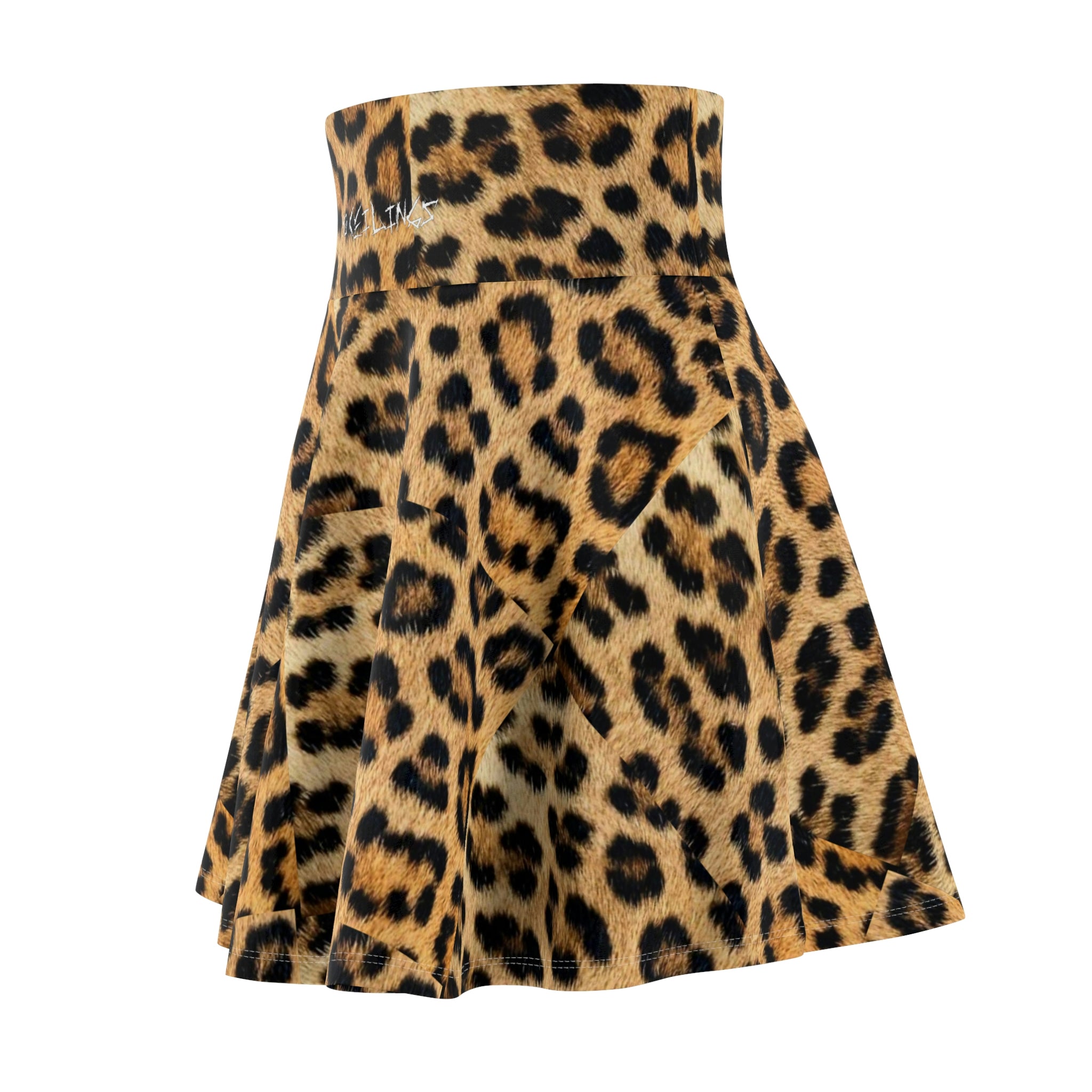 Leopard Noceilings Women's Skater Skirt (AOP) - NoCeilingsClothing