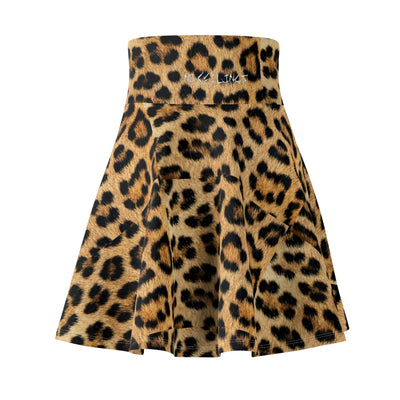 Leopard Noceilings Women's Skater Skirt (AOP) - NoCeilingsClothing