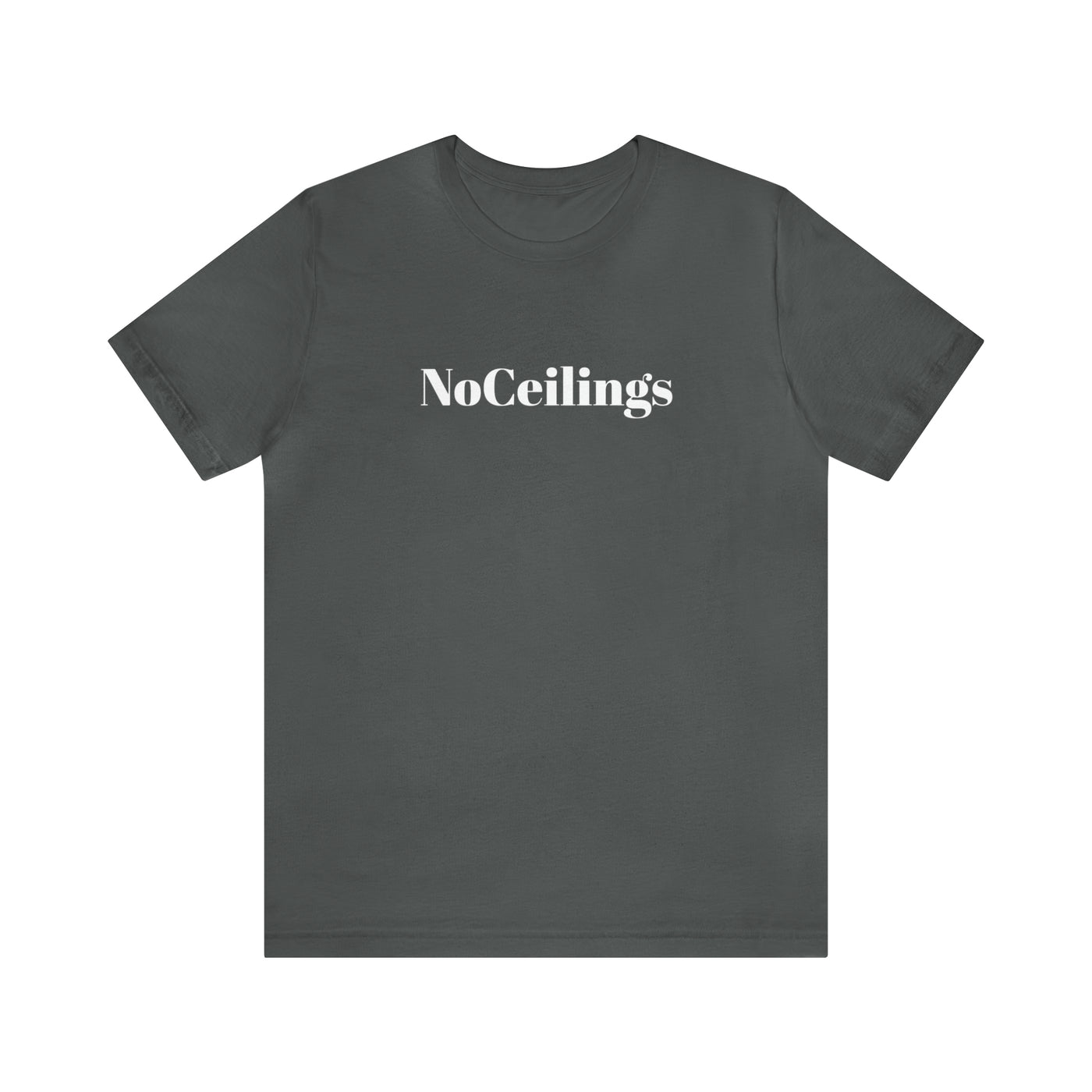 Noceilings Classic lettering Unisex Jersey Short Sleeve Tee - NoCeilingsClothing