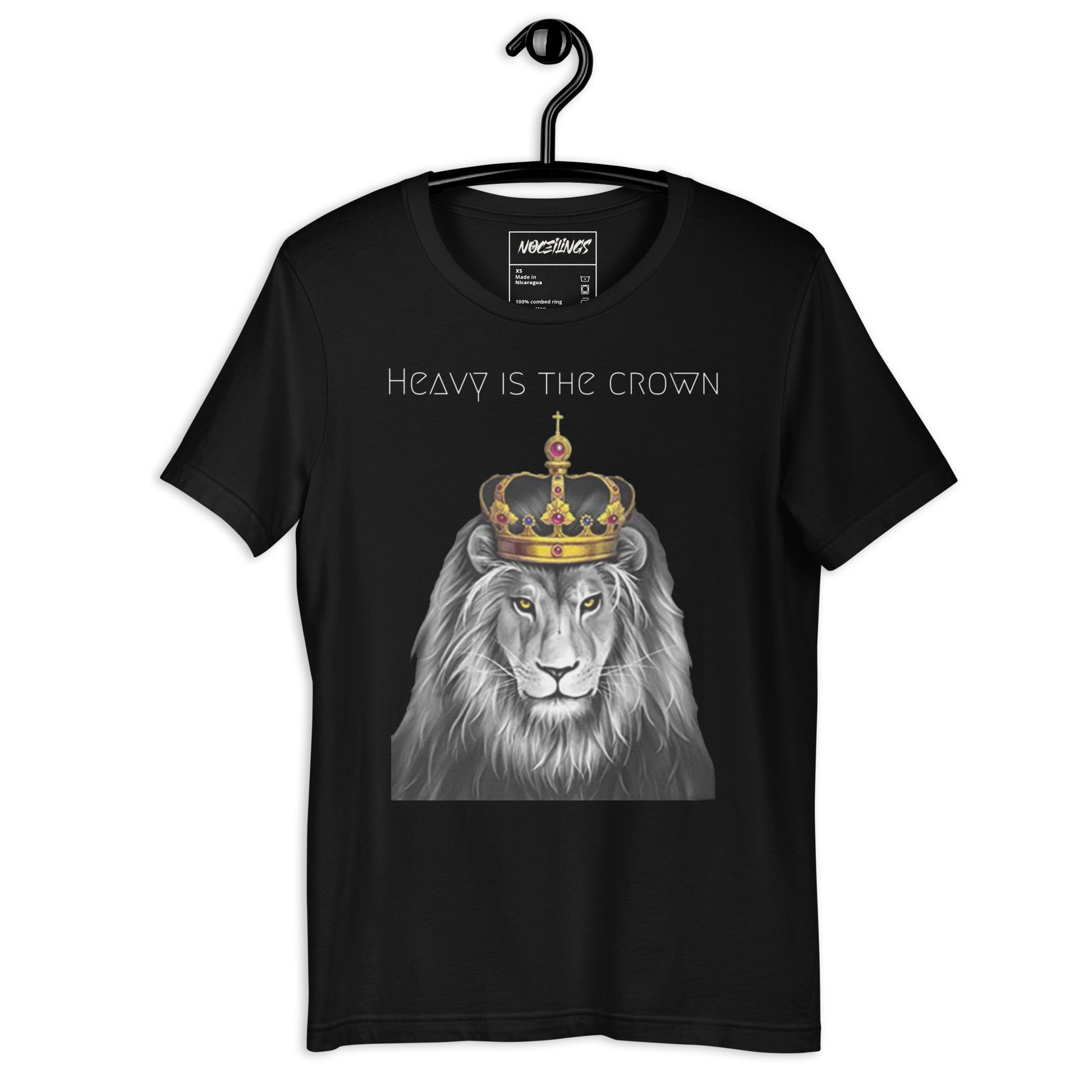 Heavy is the Crown Unisex t-shirt - NoCeilingsClothing