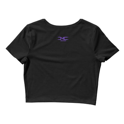 It Girl in Purple Women’s Crop Tee - NoCeilingsClothing