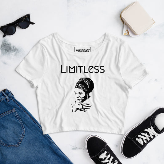 Limitless Maya Angelou Women’s Crop Tee - NoCeilingsClothing